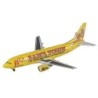 Model redukcyjny Boeing 737-300, skala 1:200, Herpa. Malowanie "Sam's Town" Western Pacific Airlines.
