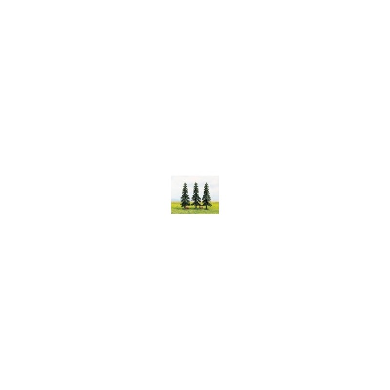 Model spruce trees 1:87