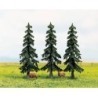 Model spruce trees 1:87