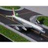 Model samolotu McDonnell Douglas DC-8-43, skala 1:400, GeminiJets. Malowanie Alitalia, zielono-biało-czerwony ogon.