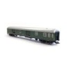 Wagon bagażowy D4üm DB, skala H0 1/87, Fleischmann, zielony z szarym dachem.