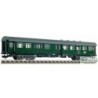 Wagon pasażerski Bdyg.531 DB, skala 1:87, zielony, ep.IV, szczegółowy model.