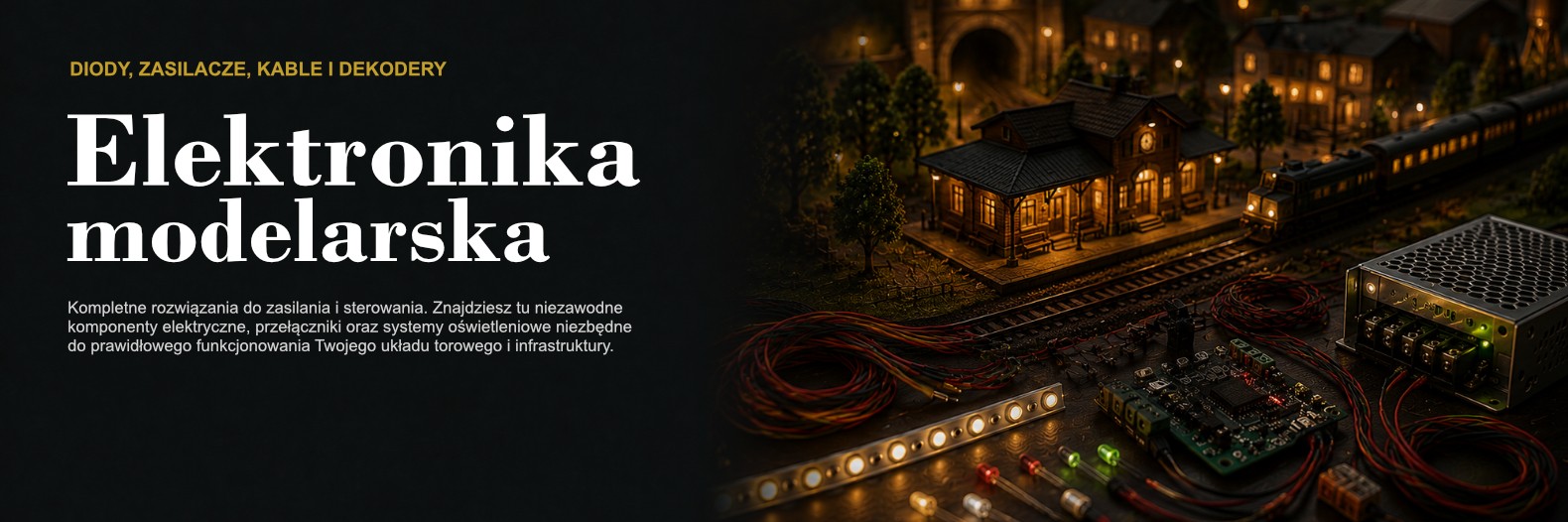 ELEKTRONIKA I OŚWIETLENIE MAKIET
